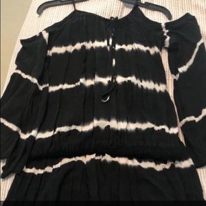 planet blue float tie dye dress